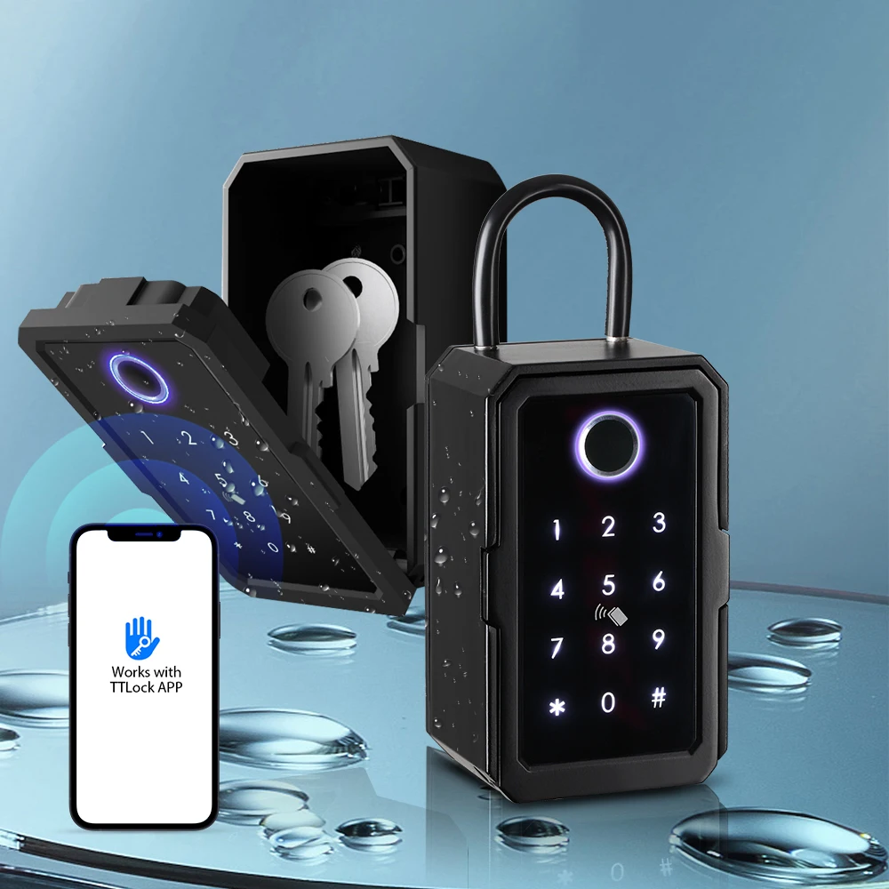 

TUYA/TTLOCK APP Safety Fingerprint Lock Keyless Smart Padlock Waterproof USB Rechargeable Bluetooth-compatible for Home Office