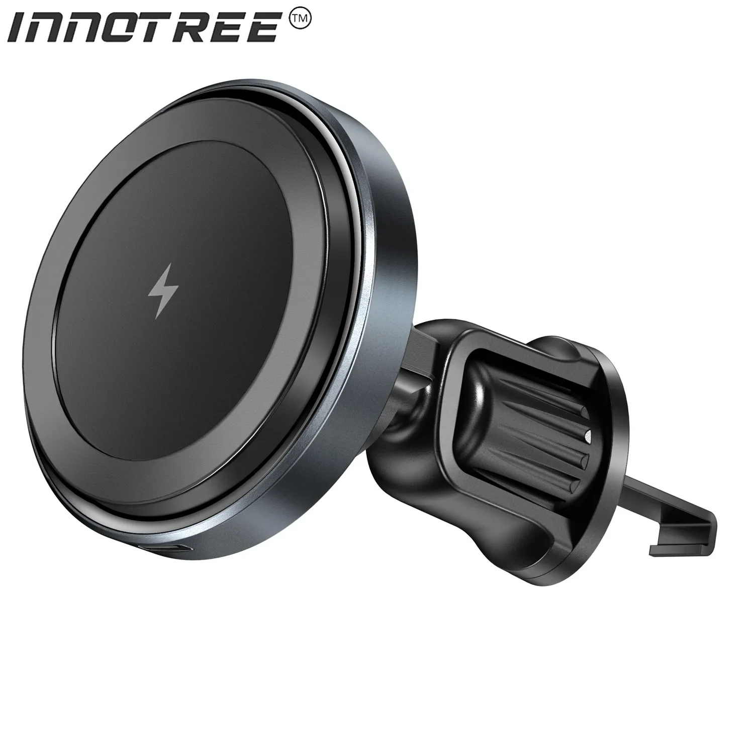 

LISEN для Magsafe Автомобильное зарядное устройство 15 Вт Беспроводная быстрая зарядка Ультрамагнитный автомобильный держатель для телефона Приборная панель для iPhone 15 Android