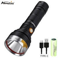 alonefire x28 powerful led torch sst40 2300lm usb led flashlight outdoor lighting by 26800 battery for hiking camping search