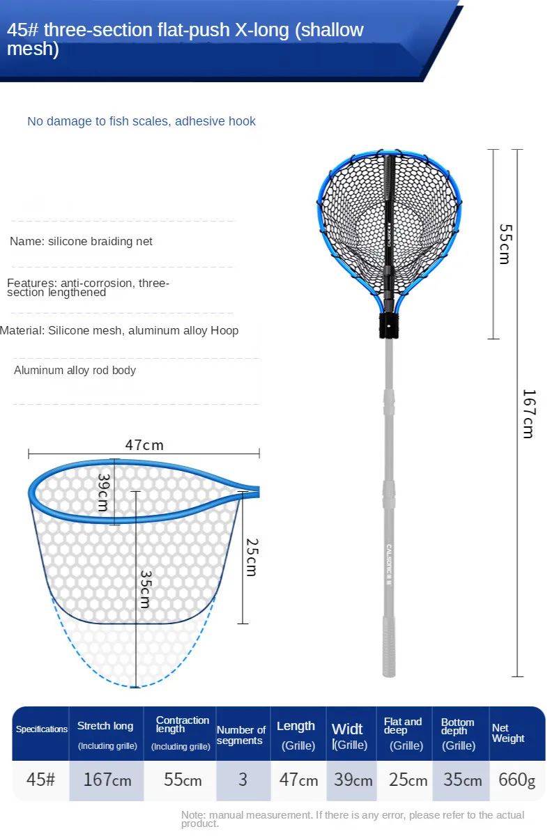 

Telescopic Fishing Net Cast Net Floor Type Fishing Net With Magnetic Buckle Stretch Lanyard Blue Various Models And Sizes