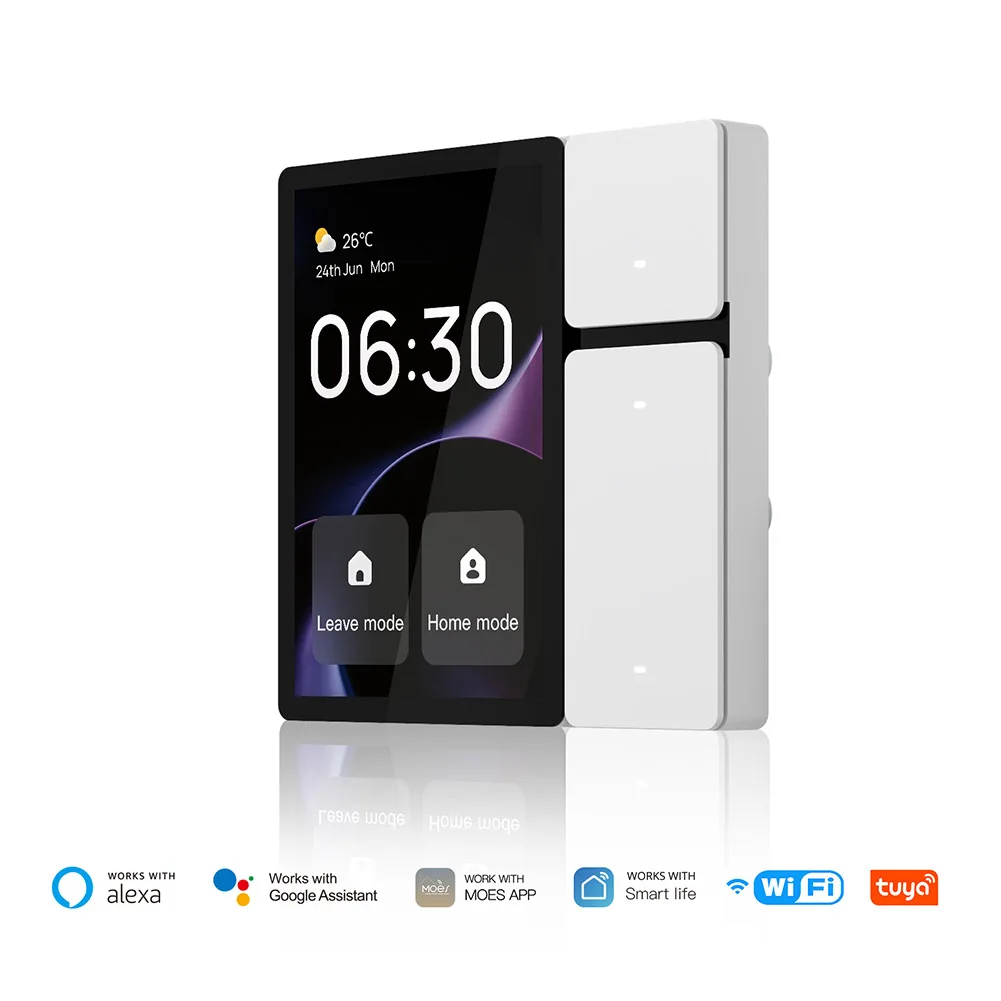 Wi-Fi для Tuya Smart Central Control 3 5-дюймовый многофункциональный сенсорный экран Панель