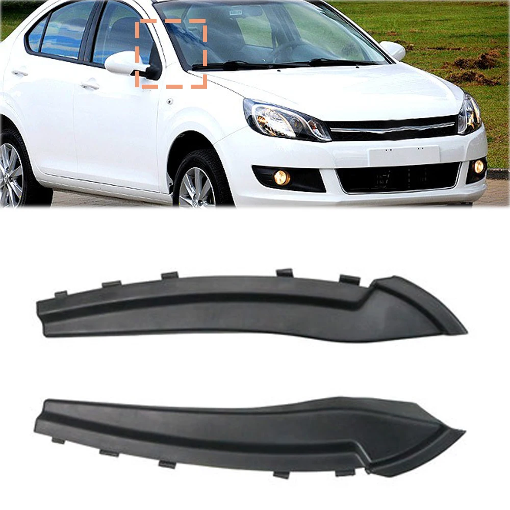 Car Styling Left Right Water Deflector Cowl Plate Front Windshield Wiper Side Trim Cover For JAC J3 S3 5206540U2220 5206550U2220