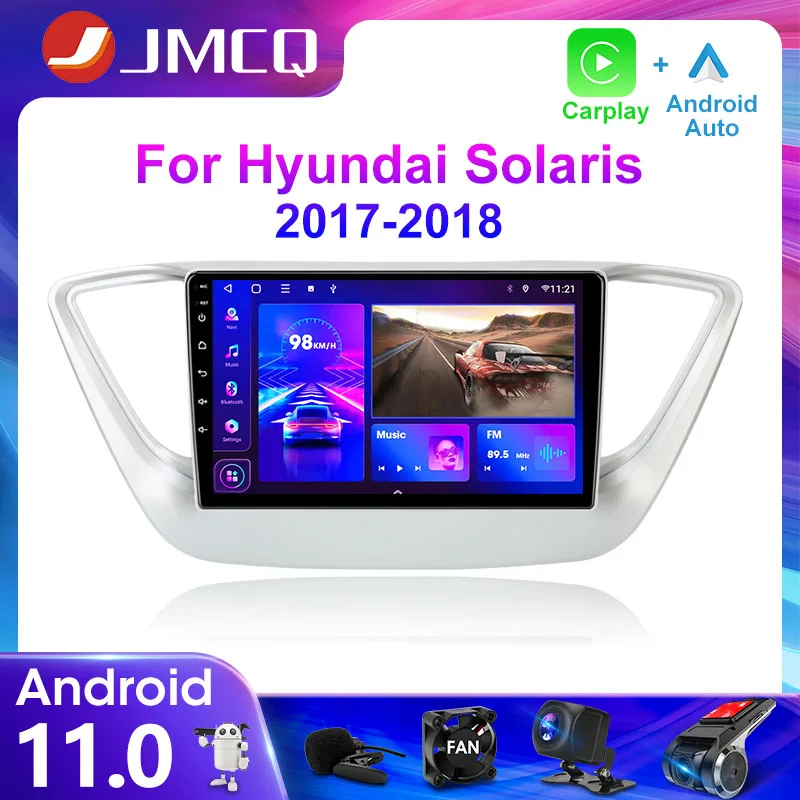 

JMCQ 2Din 4G Android 11 Car Stereo Radio Multimedia Video Player For Hyundai Creta ix25 2015-2019 Navigation GPS Carplay