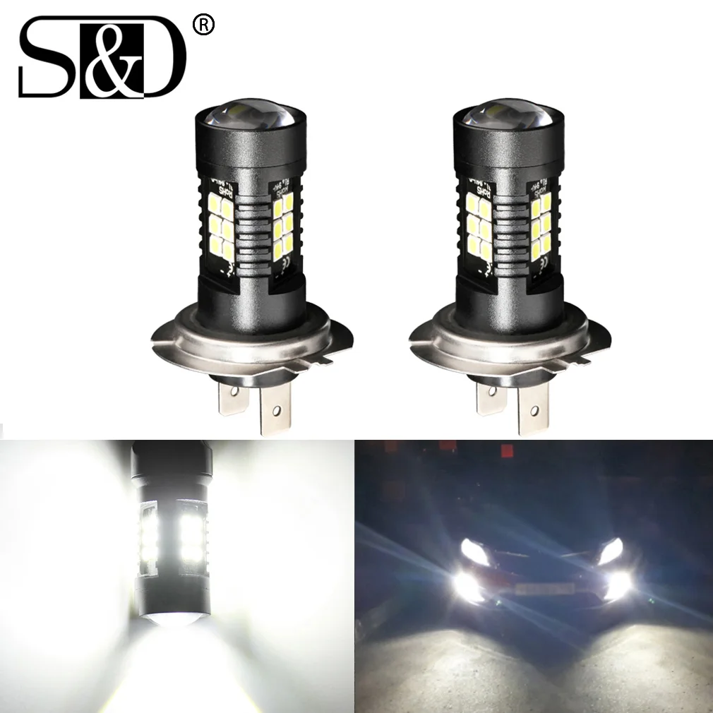 2 шт., Автомобильные светодиодные лампы 6000 лм, 3030 к, 12 В 2 шт., Автомобильные светодиодные лампы 6000 лм, 3030 к, 12 В
