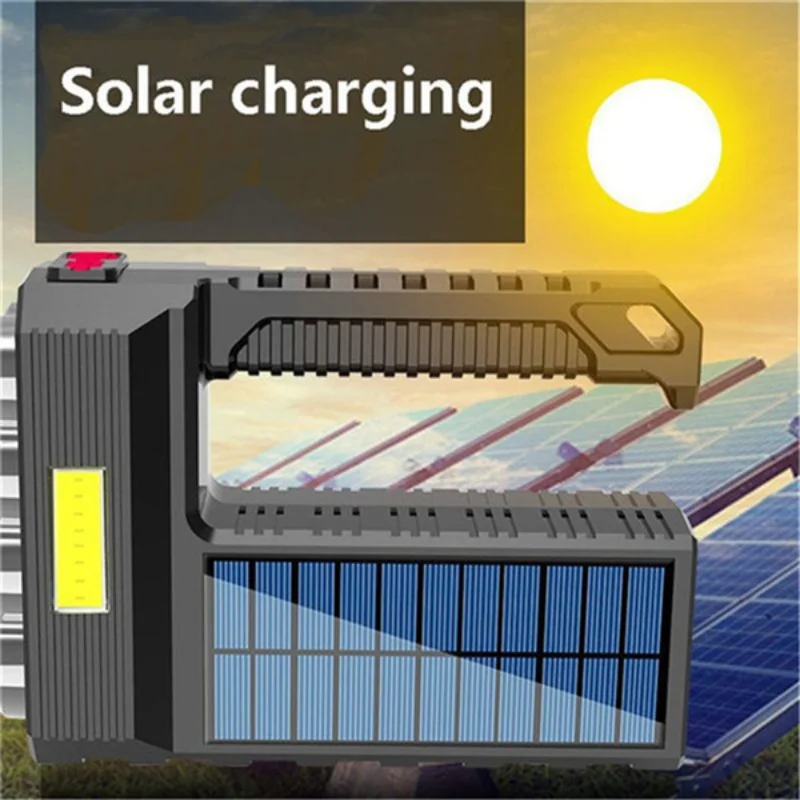 Светодиодные фонарики высокой мощности на солнечной энергии/USB-перезаряжаемый