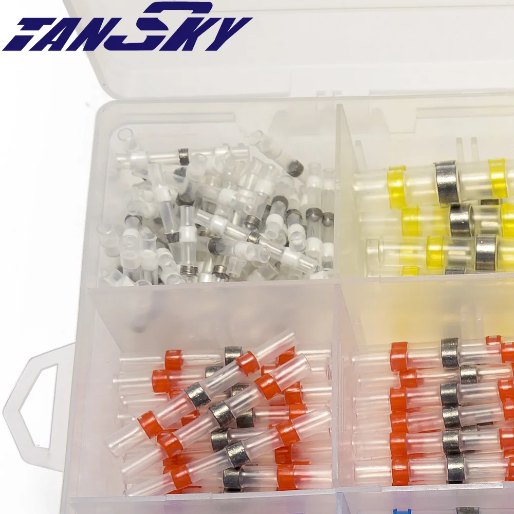 EPMAN 300Pcs Solder Seal Sleeve Heat Shrink Butt Waterproof 26-10 AWG Wire Splice Connector EP307GP300 | Автомобили и мотоциклы