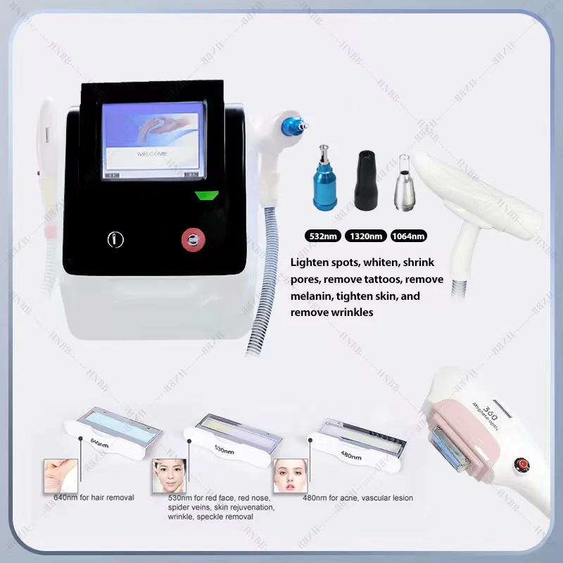 

2023 the latest 3in1 magneto-optical plus laser professional two-in-one machine factory price professional treatment