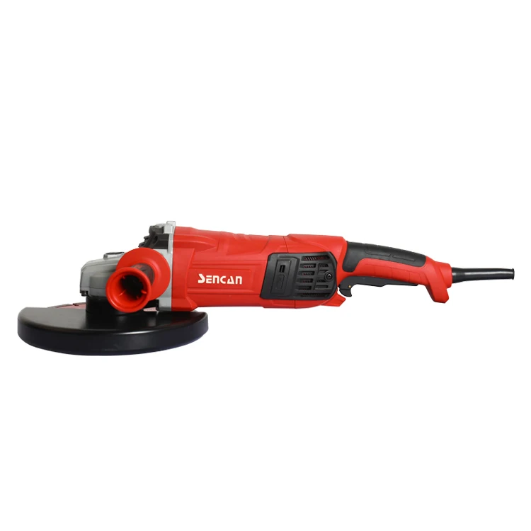 Фото Угловая шлифмашина SENCAN Power Tools электрическая, 230 мм (9 дюймов), 3000 Вт, модель 542307, профессиональная, для тяжелых работ, с рукояткой №2