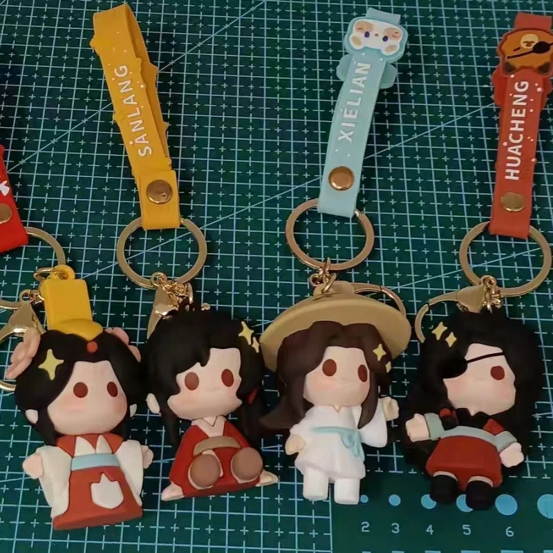 Фото Tian Guan Ci Fu Tgcf Xie Lian Hua Cheng Bl Мягкая аниме-фигурка Клей Брелок для телефона Автомобильный рюкзак Подвеска Косплей Подарки Игрушки №4