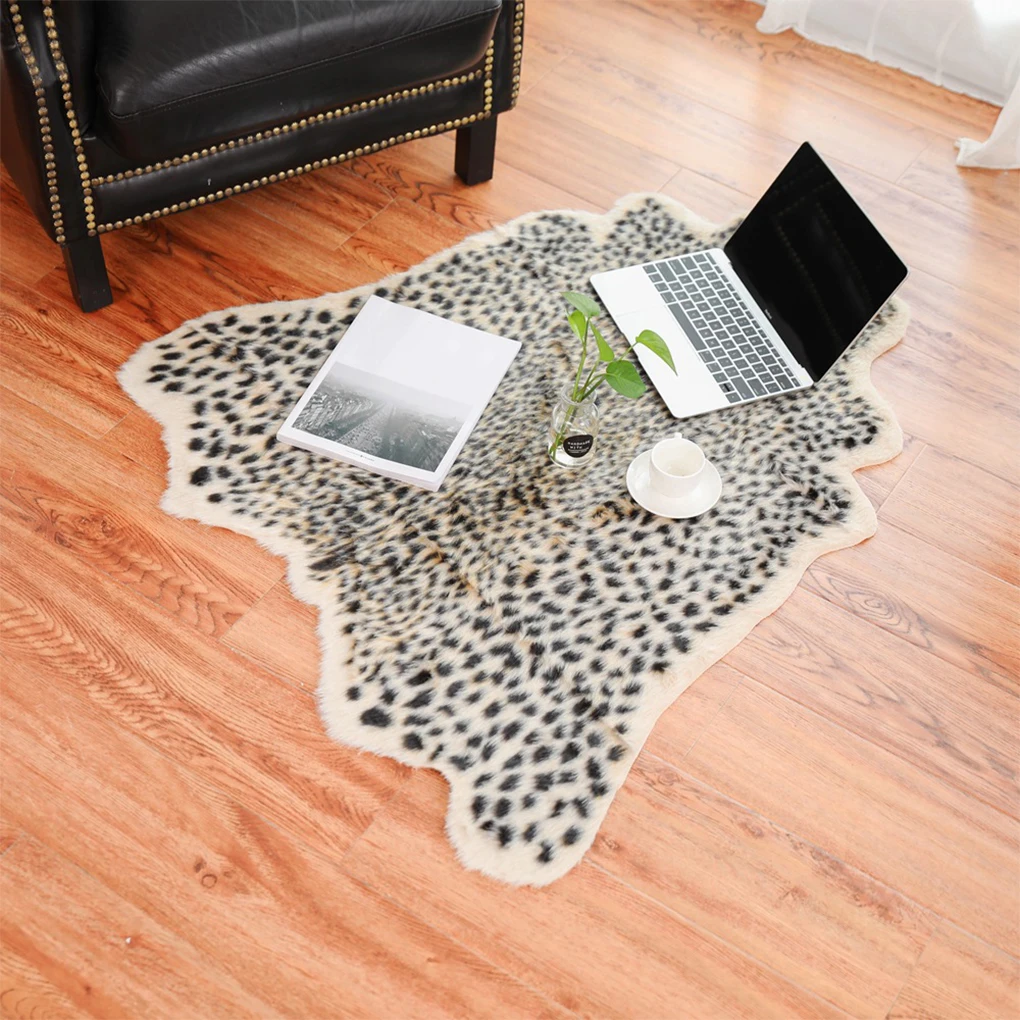 

Door Mat Floor Pad Home Supplies Indoor Decoration Leopard Pattern Non-slippery Softness Thickened Design Multipurpose