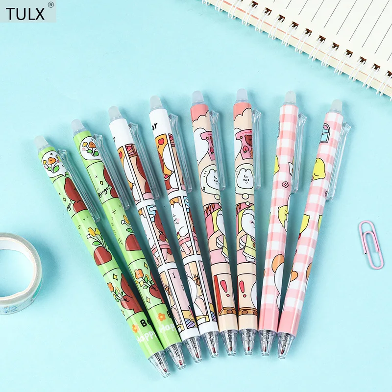 

TULX 8Pcs kawaii stationery cute stationary supplies pens school supplies anime stationery stationary supplies pens