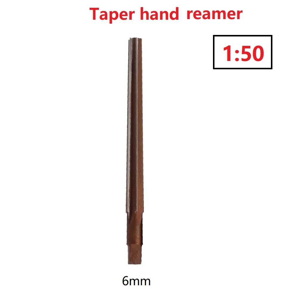 

Reamer Hand Reamer Dia 3/4/5/6/8/10mm Tools 1:50 Conical Degree 65-155mm Long 96#silicon Manual Pin Taper Shank