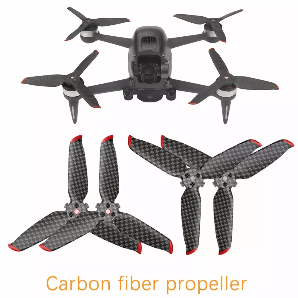 

Drone Accessory Kit FPV Carbon Fiber Propeller Hard and Durable Lightweight Propellers 5328S Foldable Low Noise Props Blades Acc