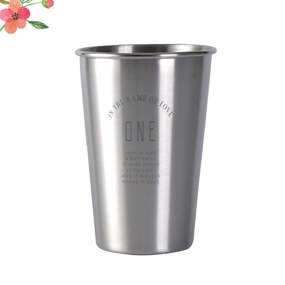 

1PC Stainless Steel Coffee Mug Drinking Cup Cup for Kitchen Home