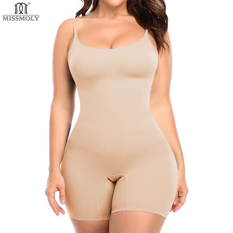 

Women Bodysuit Full Body Shaper Sexy Seamless Waist Trainer Abdomen Control Shapewear MISS MOLY Thigh Slimmer Butt Lifter Fajas