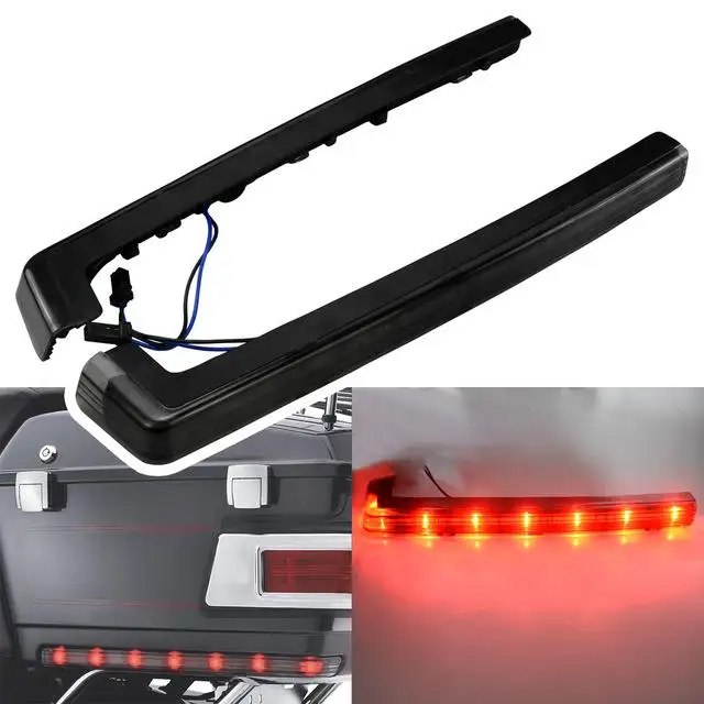 

1 Pair Motorcycle Driving Lights Led Brake Light Strip Turn Signal Tail Lamp Trunk Housing Side Light Modified Parts