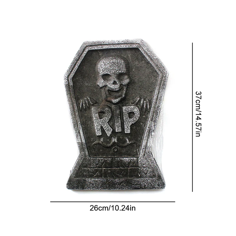 Набор Из 4 Предметов Украшения Для Кладбища На Хэллоуин Мини-надгробия Смоляные