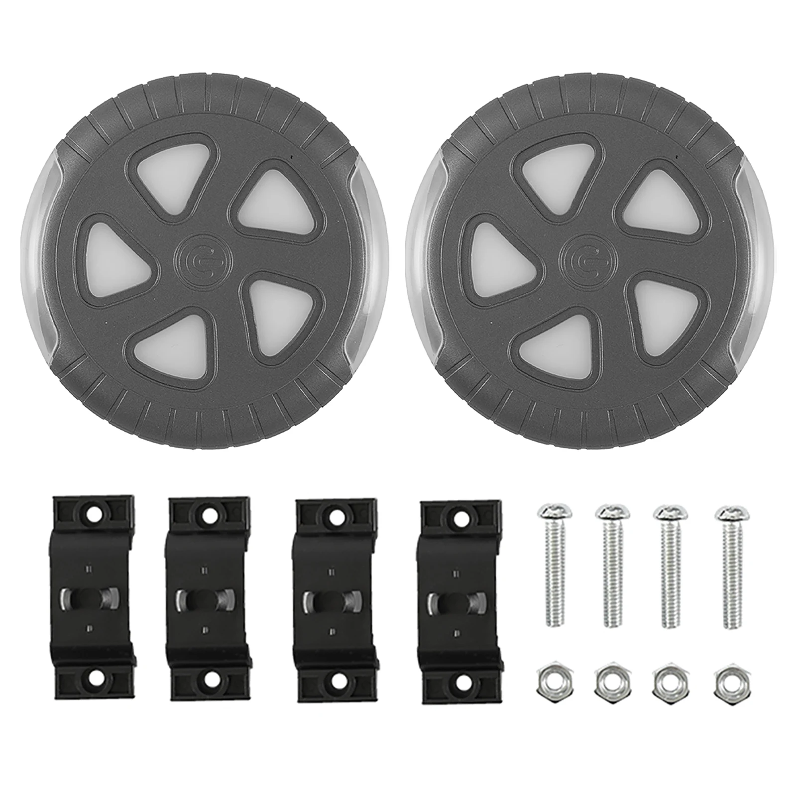 

1 пара безопасных сигнальных ламп высокой освещенности светодиодные отражатели аксессуары коляска светильник для коляски трехколесного в...