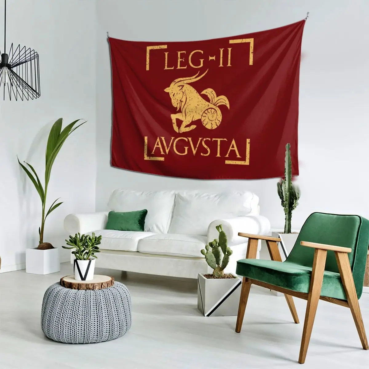 Эмблема Legio II Augusta Capricornus гобелен с римским легионом украшение в виде гриба