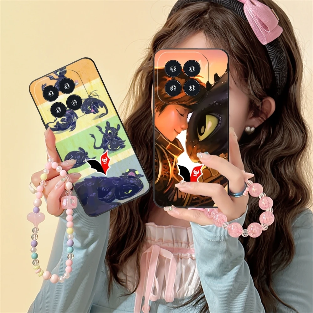 Чехол HTTYD для мобильного телефона с беззубчатым драконом Xiaomi 14 13 12 11 10 9 T Ultra Lite Pro S