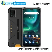 UMIDIGI BISON Rugged Phone 6GB  8GB  128GB IP68 IP69K Waterproof Phone 6 3 Android MTK Helio P60 Octa Core 2 0GHz NFC