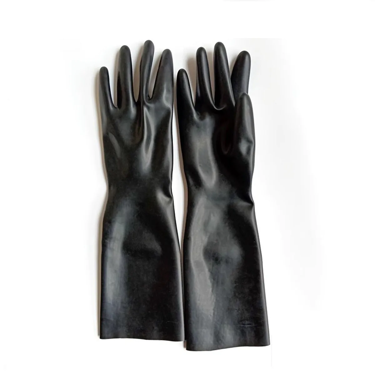 Короткие сексуальные латексные перчатки унисекс с 5 пальцами варежки фетиш