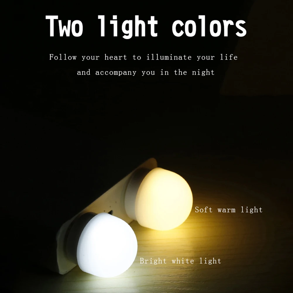 

Лампа ночного освещения с USB-разъемом, маленький светильник для чтения с USB-зарядкой и защитой глаз, маленький круглый светильник для компью...