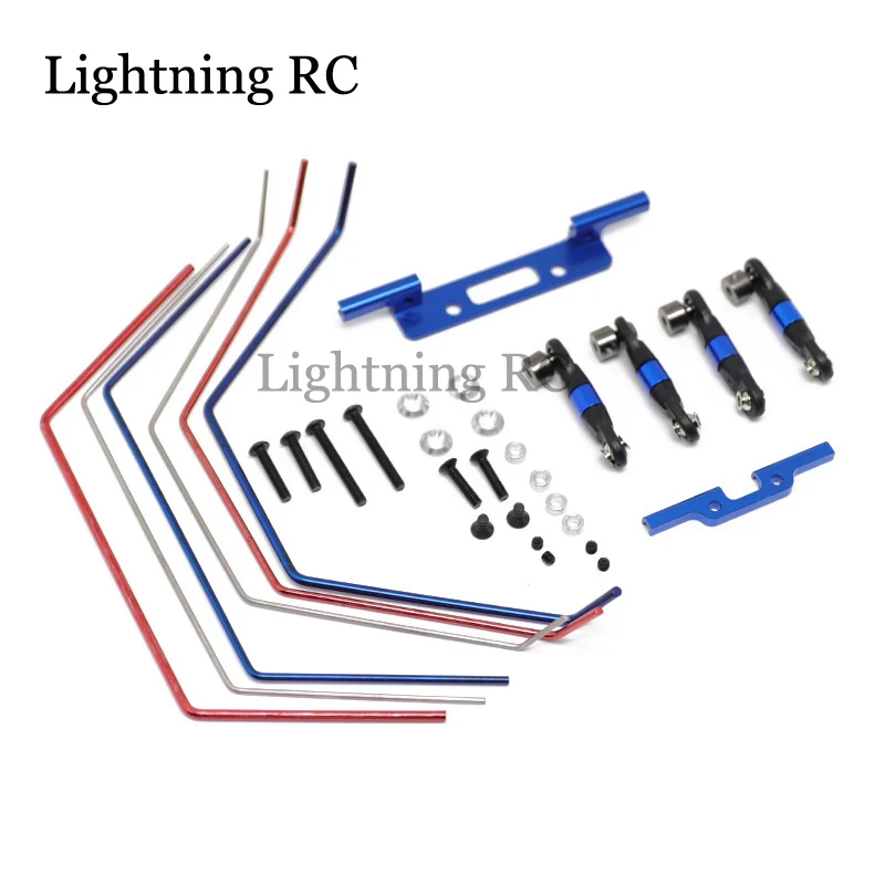 

RC Front and Rear Sway Bar Kit Radio Control LCG Chassis Option Upgrade Parts for 1/10 Slash 2wd Te311slc Hot Racing Car