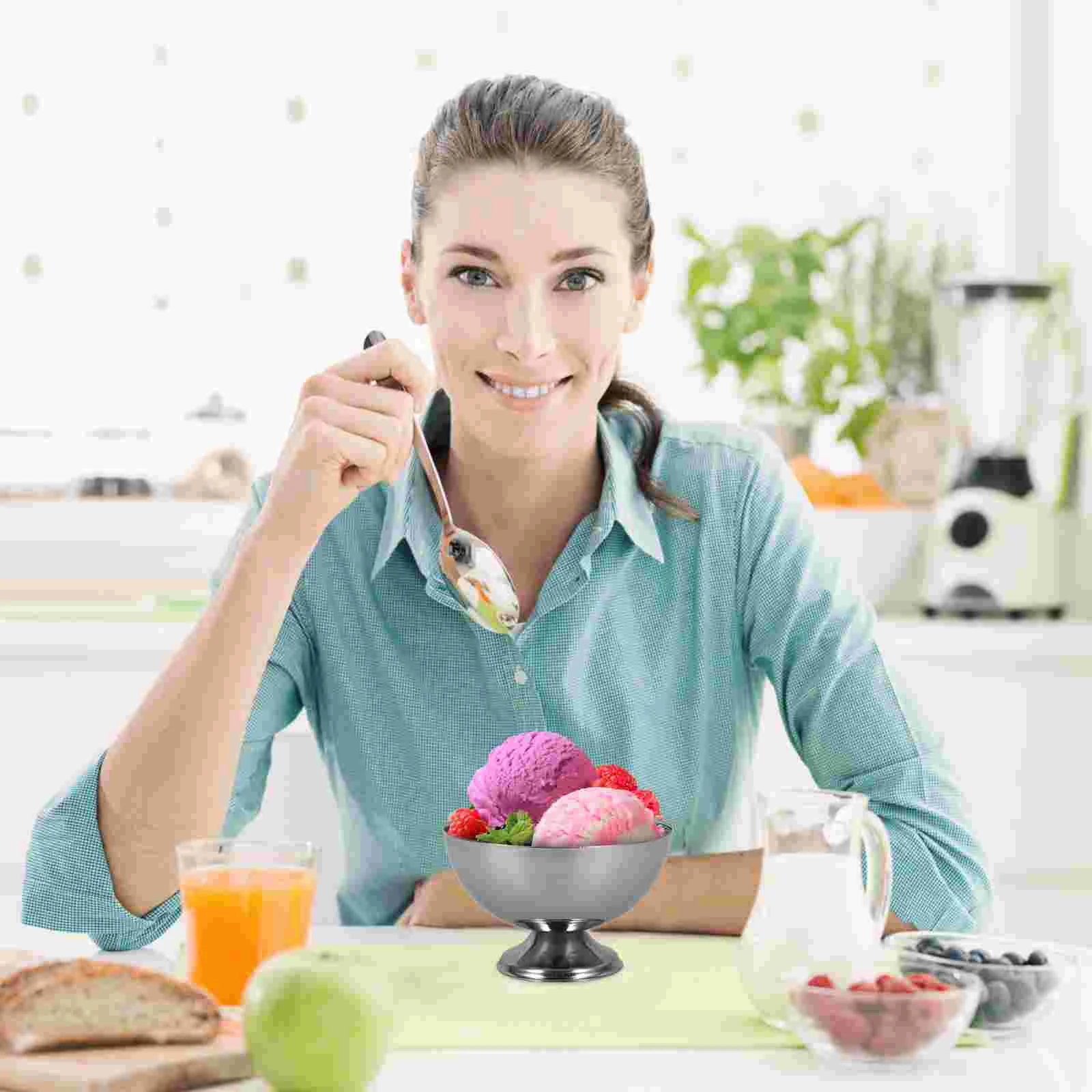 Десертная чашка из нержавеющей стали кофейные ложки миска для соуса чашки