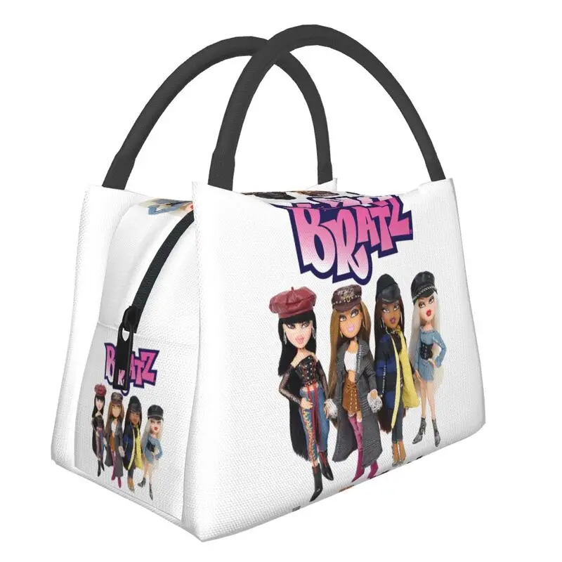 

Custom Bratz Rock Angelz Lunch Bags Men Women Warm Cooler Insulated Lunch Box for Work Pinic or Travel