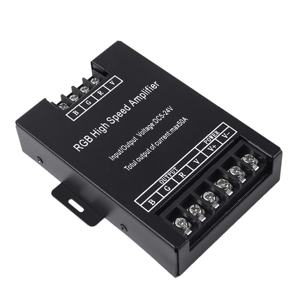 Светодиодный 30A 50A 400W RGB высокоскоростной усилитель светодиодный одноцветный