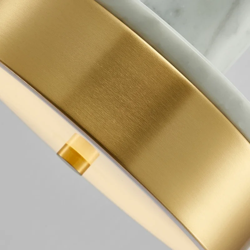 FKL скандинавская мраморная люстра простая прикроватная лампа для спальни