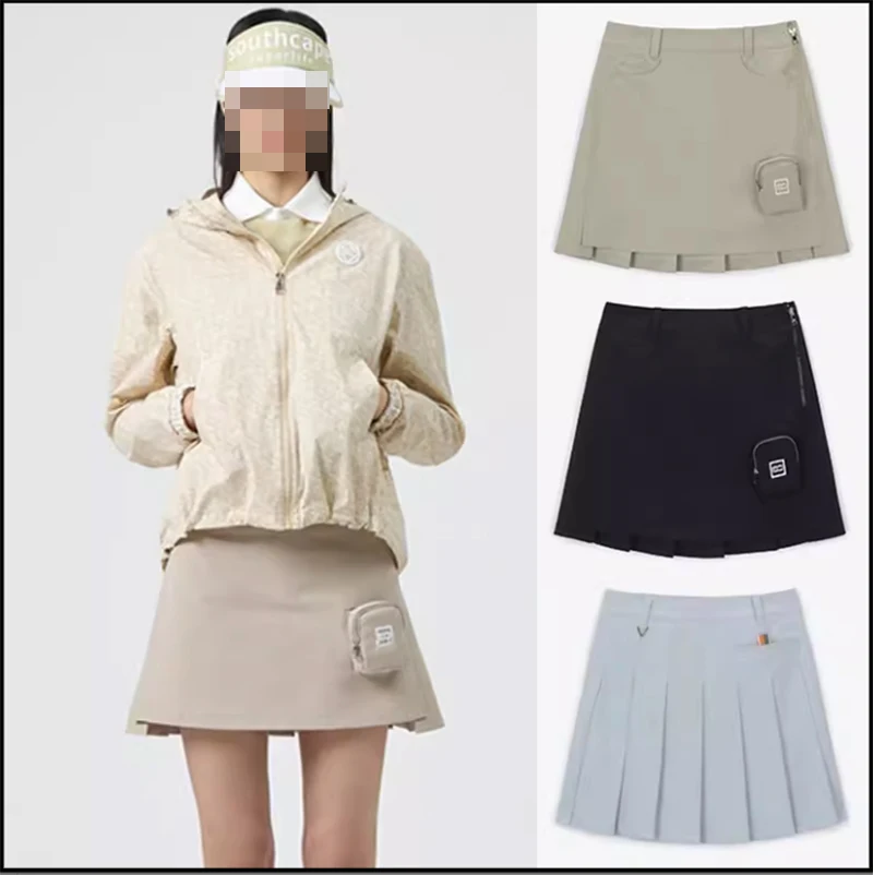 

Southcape Golf Dress Women's Short Skirt 2023 Summer New Joker Pleated Skirt With Small Ball Bag Golf Sports Anti-exposure Skirt