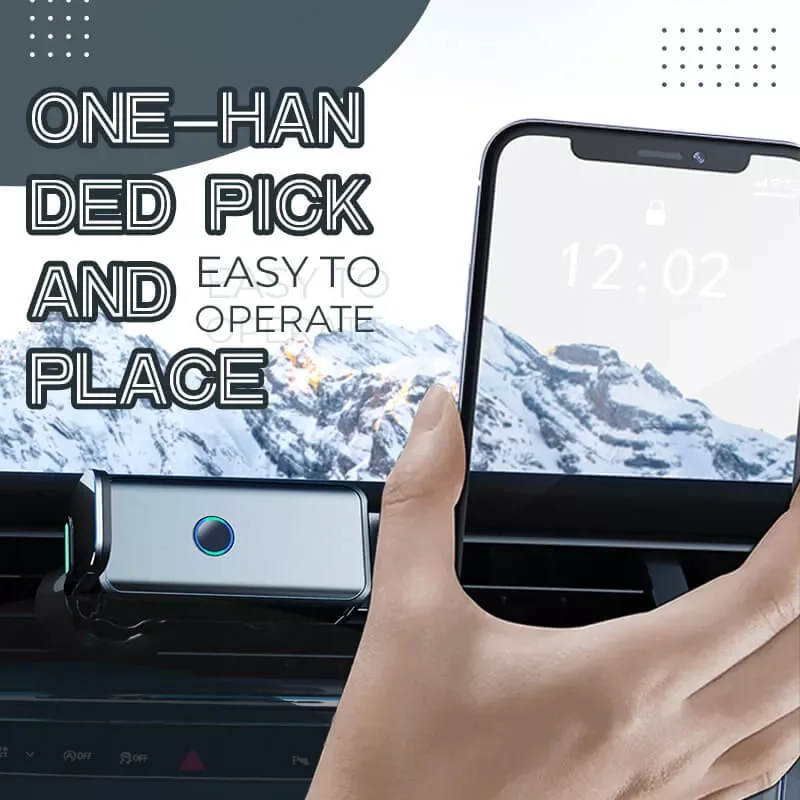 

Electric Induction Mobile Phone Holder Aluminum Alloy Phone Rack Bracket 360 Degree Swivel USB Rechargeable Stand Holder