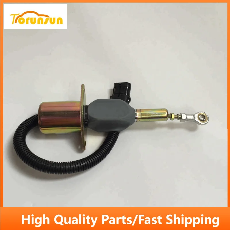 

12v diesel engine fuel stop solenoid valve 716/30147 for JCB loader Spare parts