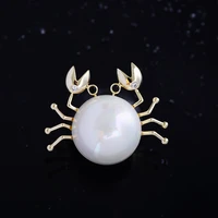 seamless magnet buckle cute crab magnet small brooch creative diy anti light buckle mini simple animal accessories
