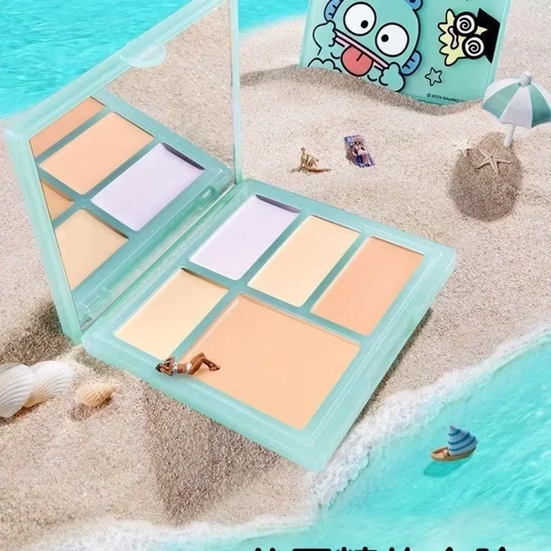 Pinkbear Тени для век Румяна Палитра цвета лица Стойкий макияж Хайлайтер Консилер 9 5