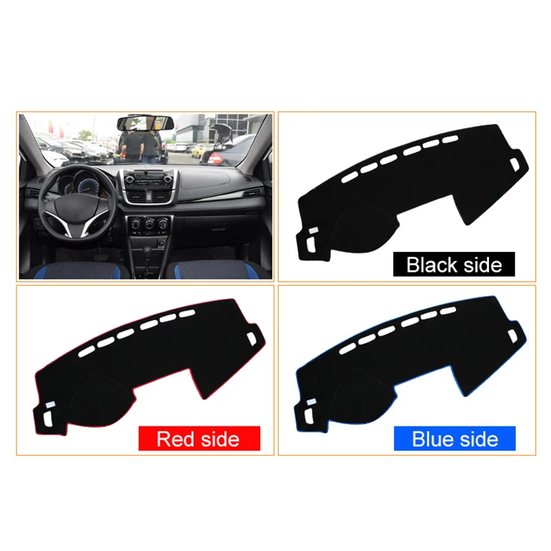 Автомобильный коврик для приборной панели автомобиля Toyota Yaris XP130 2014 2015, предотвращающий освещение.