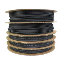 Рулон чëрной термоусадки, длина 5 м, диаметр 1-40 мм