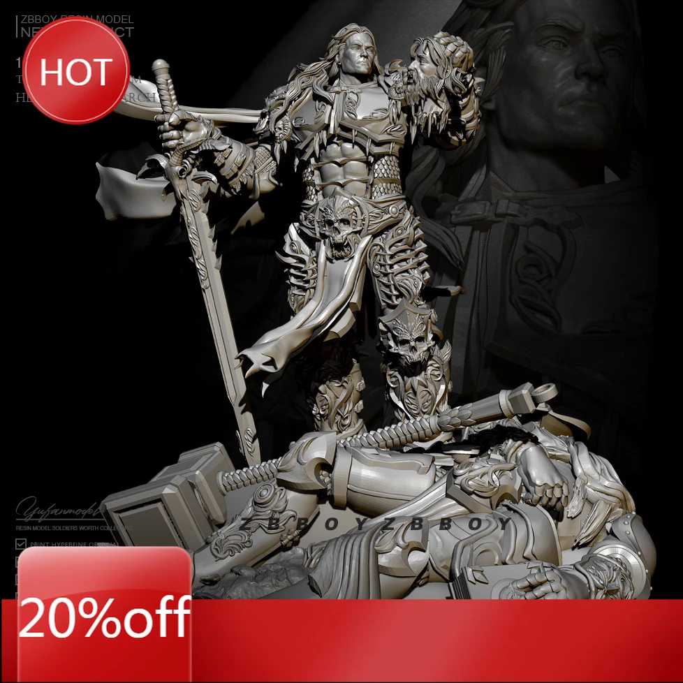 

1/24 Resin model kits figure colorless and self-assembled TD-2998