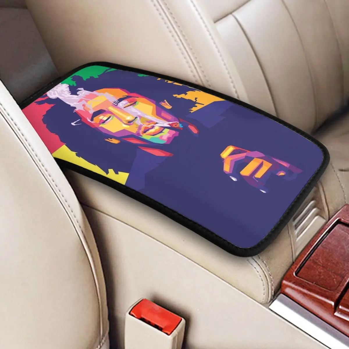 Накладка на центральную консоль Боб Марли художественный автомобильный