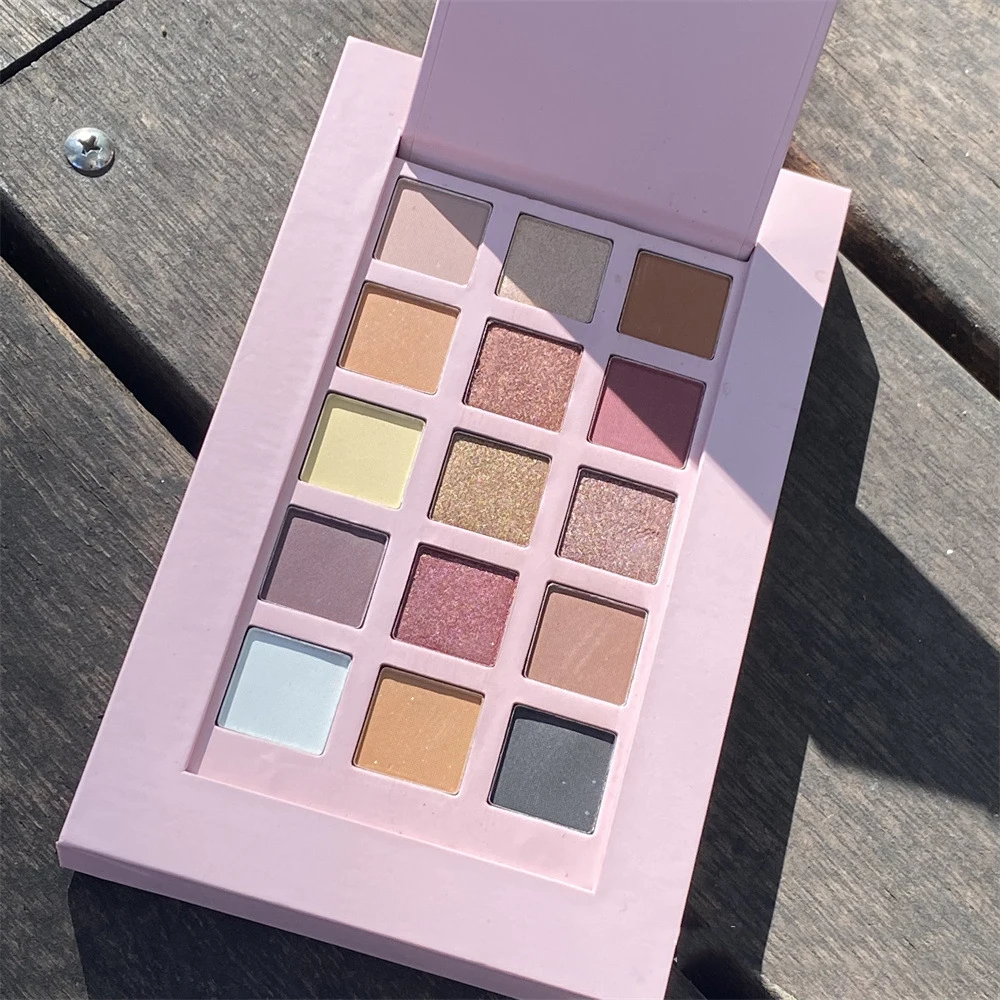 

15 Colors Eyeshadow Private Label Makeup Beauty Custom Bulk Waterproof