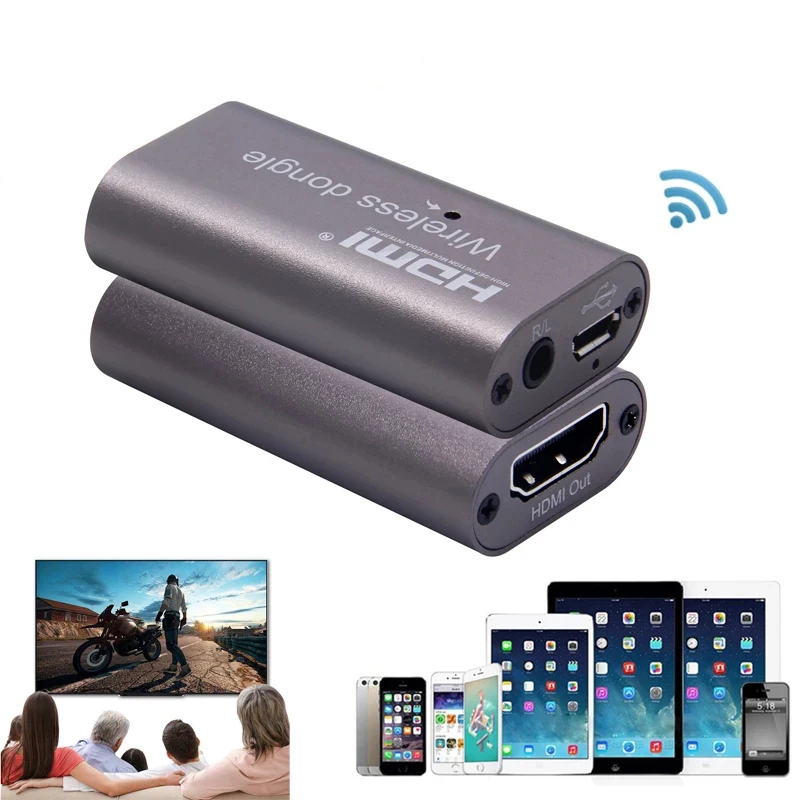 Беспроводной Wi-Fi HDMI ТВ-Стик экран зеркальное отображение показ донгл адаптер