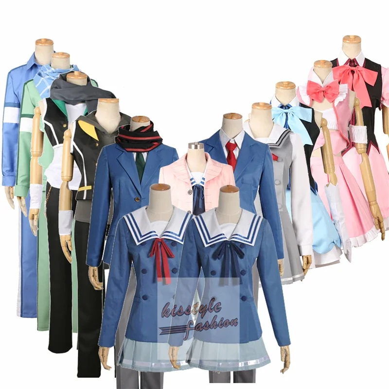 Beyond the Boundary Akihito Kanbara Mirai Kuriyama Ayi Ai Shindo Group of Characters Аниме Косплей Костюм принимаются