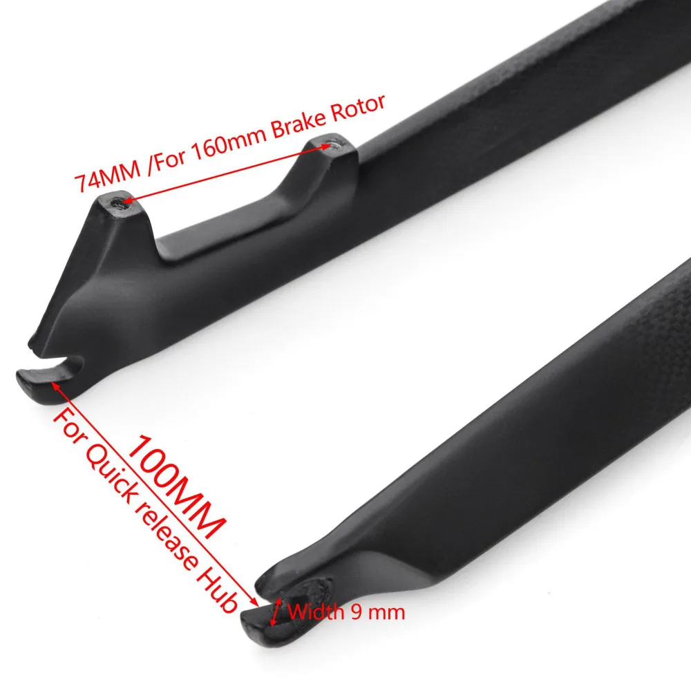 Углеродная рама Mtb 29/27.5/26 вилка для горного велосипеда 29er быстросъемная передняя