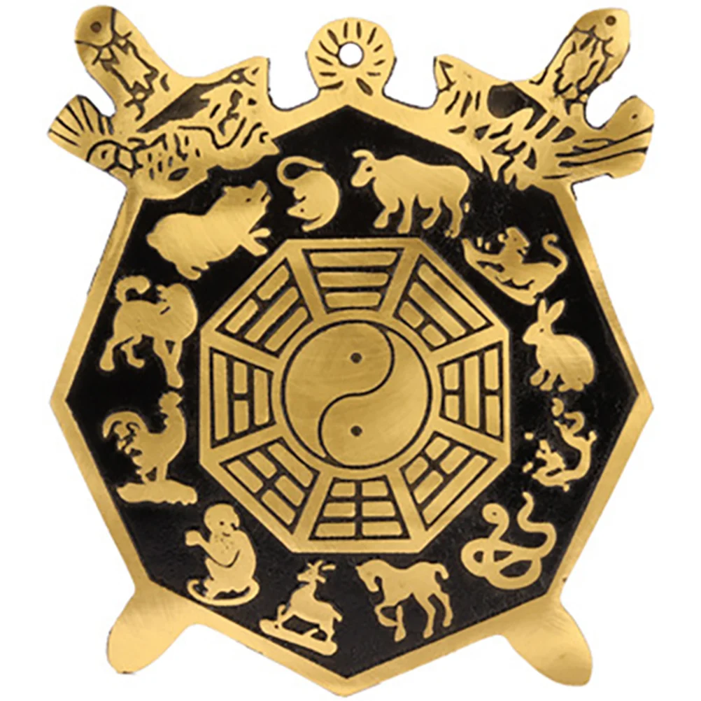 

Mirror Chinese Convex Wall Decor Bagua Ornament Gifts Engineering Aerospace Gossip Traditional Hanging Zodiac Protection Fortune