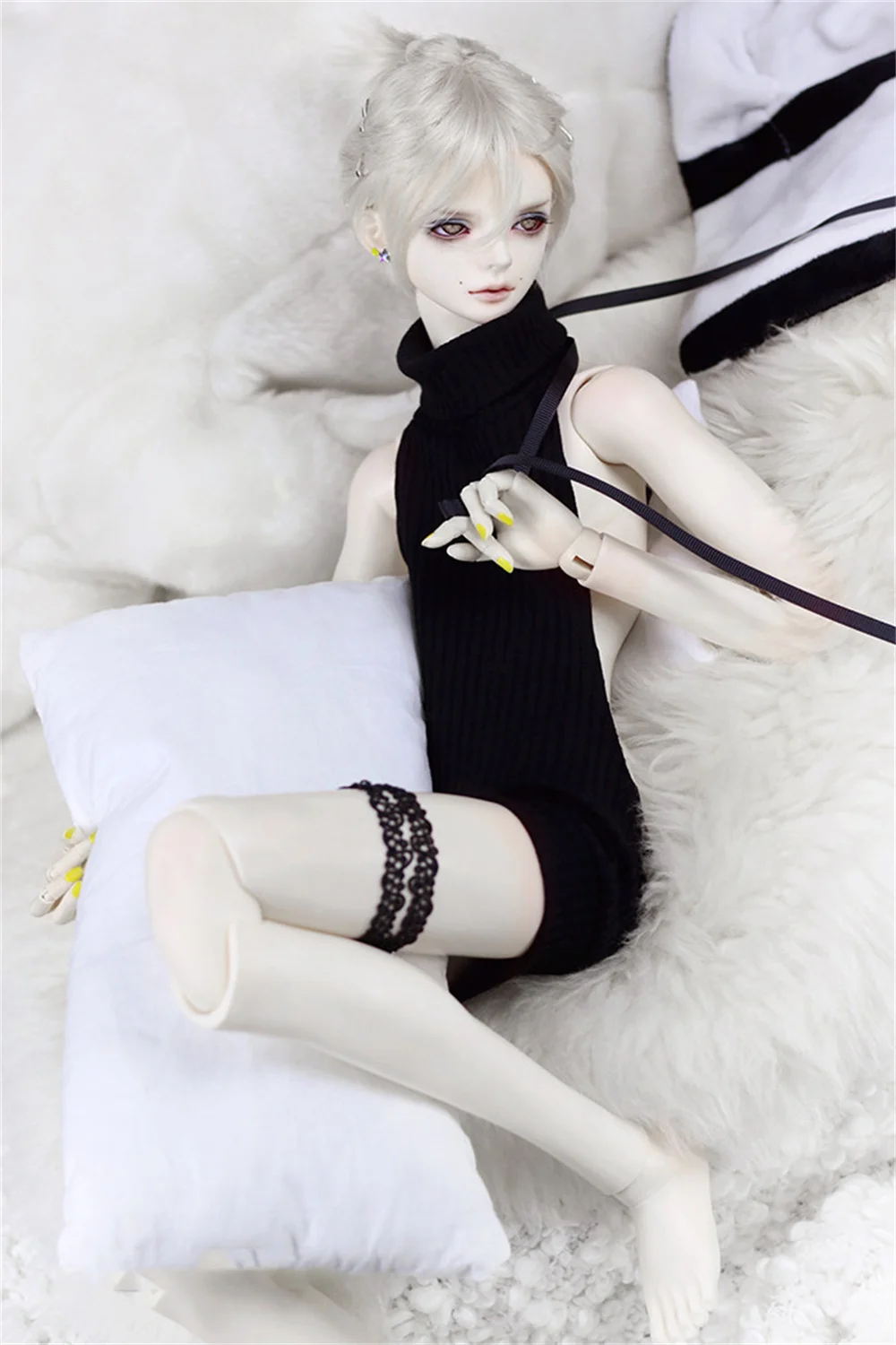 Одежда для куклы BJD подходит 1/3 1/4 размер дяди водолазка с открытой спиной одежда