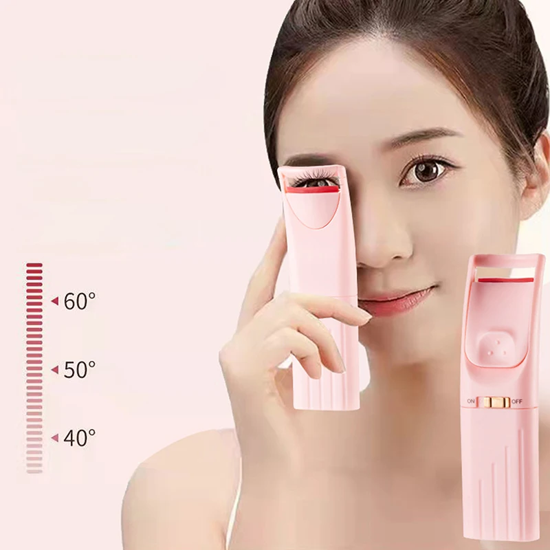 

Long-Lasting Curl Eyelash Curler Device Electric Heated Eyelash Curler Electric Eye Lash Perm Eyelashes Clip Women Makeup Tools