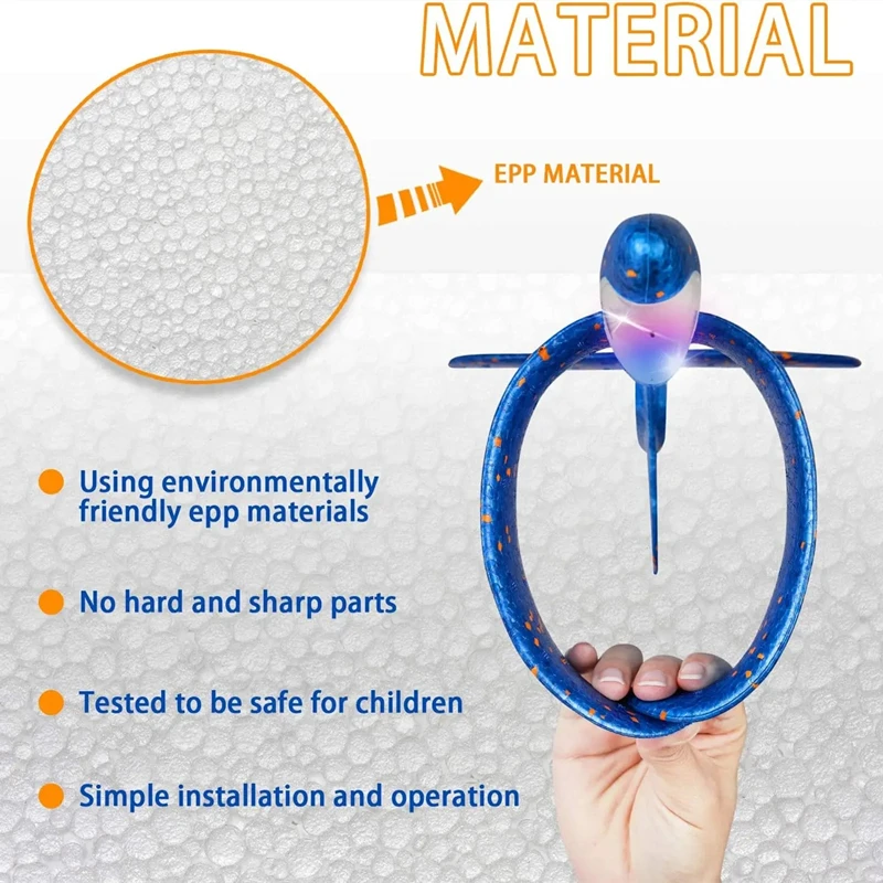 Планер детский со светодиодной подсветкой 18 9 дюйма