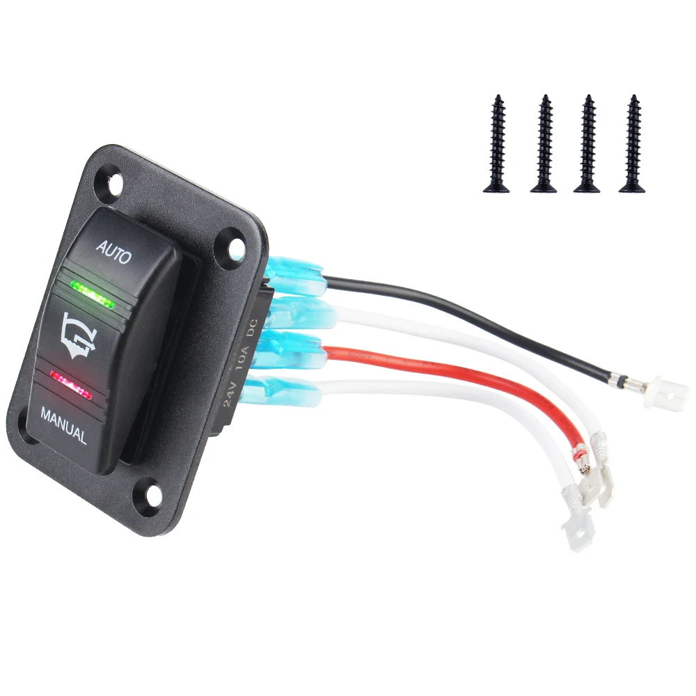 

Со штативом, трехходовой, 4-контактный переключатель откидного насоса, 12 В, 24 В, SPDT, водонепроницаемый, автоматическое/выключение/ручной переключатель откидного насоса, панель 20 А